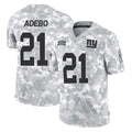 NY.Giants #21 Paulson Adebo Player Arctic Camo Salute To Service Limited Game Gdoa Stitched Jerseys