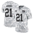 NY.Giants #21 Paulson Adebo Player Arctic Camo Salute To Service Limited Game Gdoa Stitched Jerseys