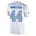 B.Bills #44 Joe Andreessen Player White Rivalries Collection Vapor Limited Gdoa Stitched Jerseys