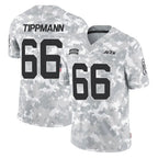 NY.Jets #66 Joe Tippmann Player Arctic Camo Salute to Service Limited Game Gdoa Stitched Jerseys