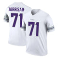 M.Vikings #71 Christian Darrisaw Player White Alternate Legend Home Game Gdoa Stitched Jerseys