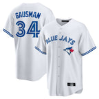 T.Blue Jays #34 Kevin Gausman Player White Home Game Fdoa Stitched Jerseys