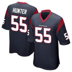 H.Texans #55 Danielle Hunter Player Navy Home Game Gdoa Stitched Jerseys