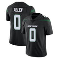 NY.Jets #0 Braelon Allen Player Stealth Black Limited Vapor Home Game Gdoa Stitched Jerseys