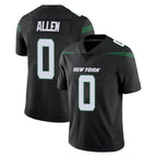 NY.Jets #0 Braelon Allen Player Stealth Black Limited Vapor Home Game Gdoa Stitched Jerseys