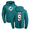 M.Dolphins #9 Joshua Uche Player Aqua LOGO Pullover Hoodies Limited Gdoa Stitched Jerseys