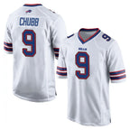 B.Bills #9 Bradley Chubb Player White Home Game Gdoa Stitched Jerseys