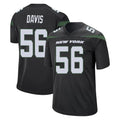 NY.Jets #56 Demario Davis Player Stealth Black Home Game Gdoa Stitched Jerseys