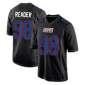 NY.Giants #98 DJ Reader Player Carbon Fashion Limited Home Game Gdoa Stitched Jerseys