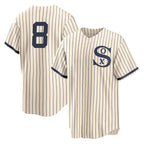 C.White Sox #8 Kyle Teel Player Cream Field of Dreams Home Game Gdoa Stitched Jerseys