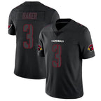 A.Cardinals #3 Budda Baker Player Black Impact Limited Home Game Gdoa Stitched Jerseys