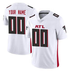 Custom A.Falcons White Vapor Untouchable Limited Home Game Any Name & Numbers Gdoa Stitched Jerseys