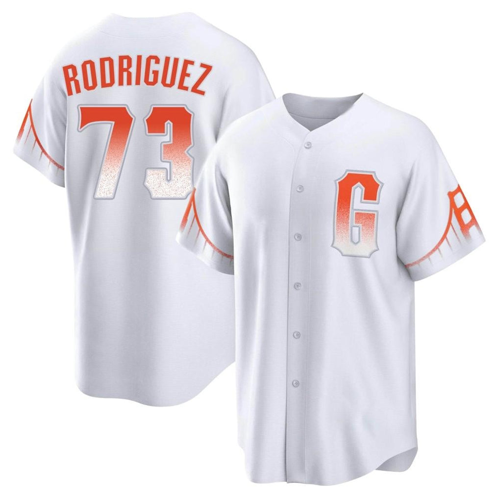 SF.Giants #73 Randy Rodriguez Player White City Connect Home Game Fdoa Stitched Jerseys