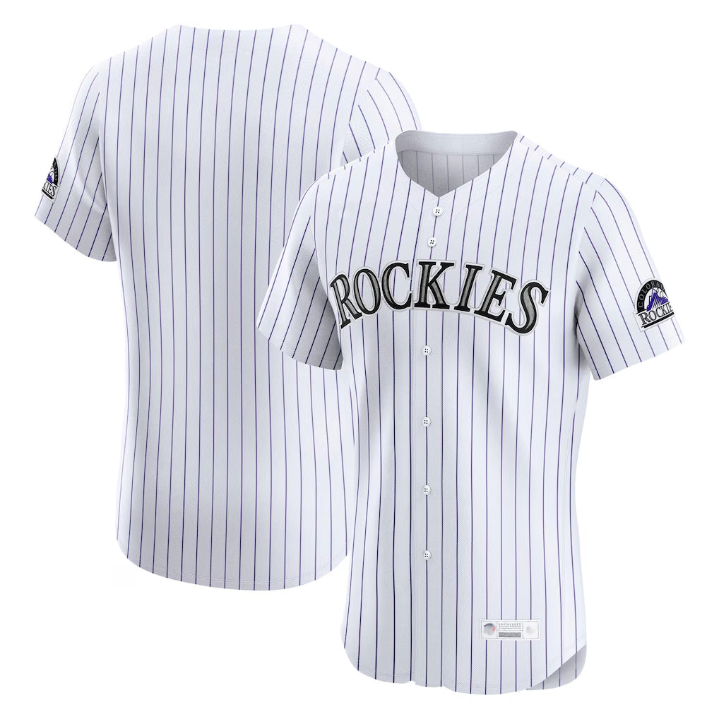 C.Rockies ## Rockies Blank Player White Limited Elite Home Gdoa Stitched Jerseys