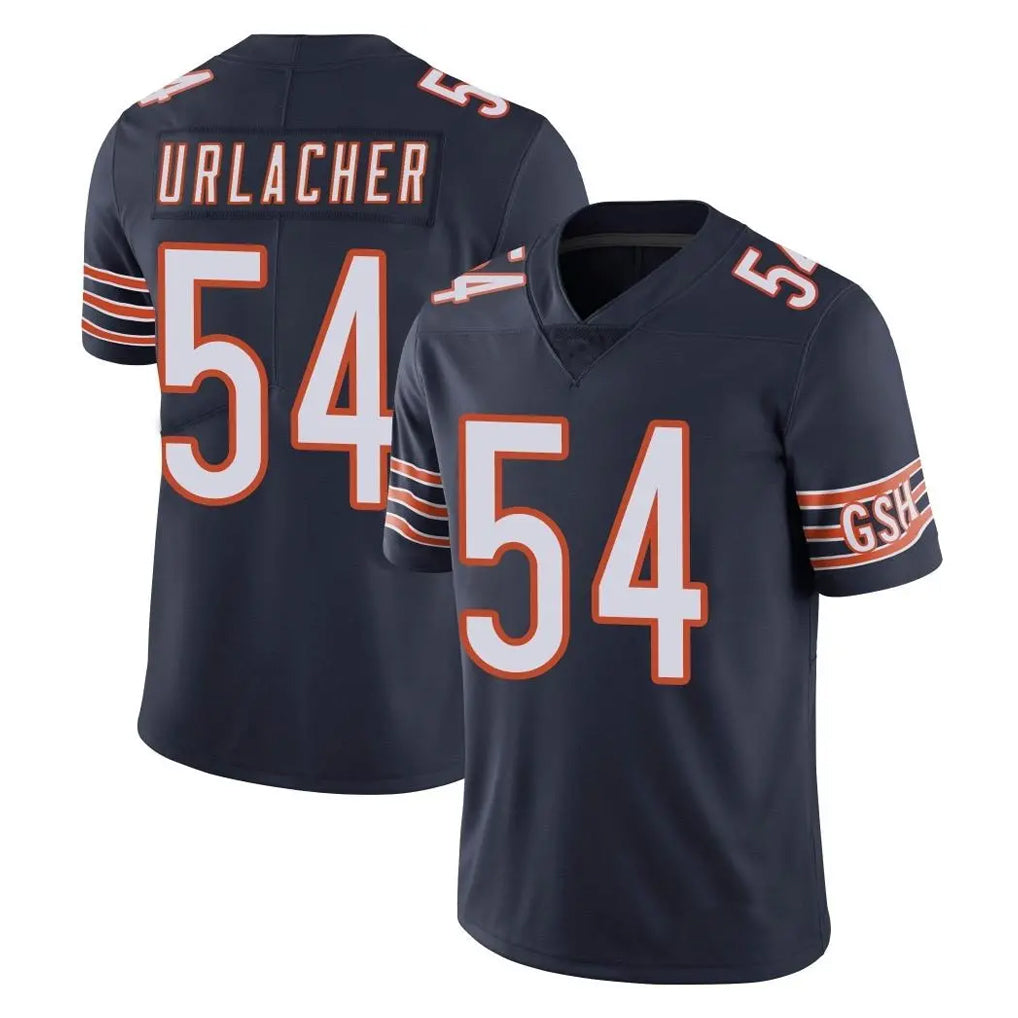 C.Bears #54 Brian Urlacher Player Navy Vapor Untouchable Limited Home Game Gdoa Stitched Jerseys
