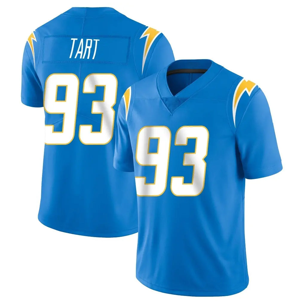 LA.Chargers #93 Teair Tart Player Blue Limited Vapor Untouchable Home Game Gdoa Stitched Jerseys