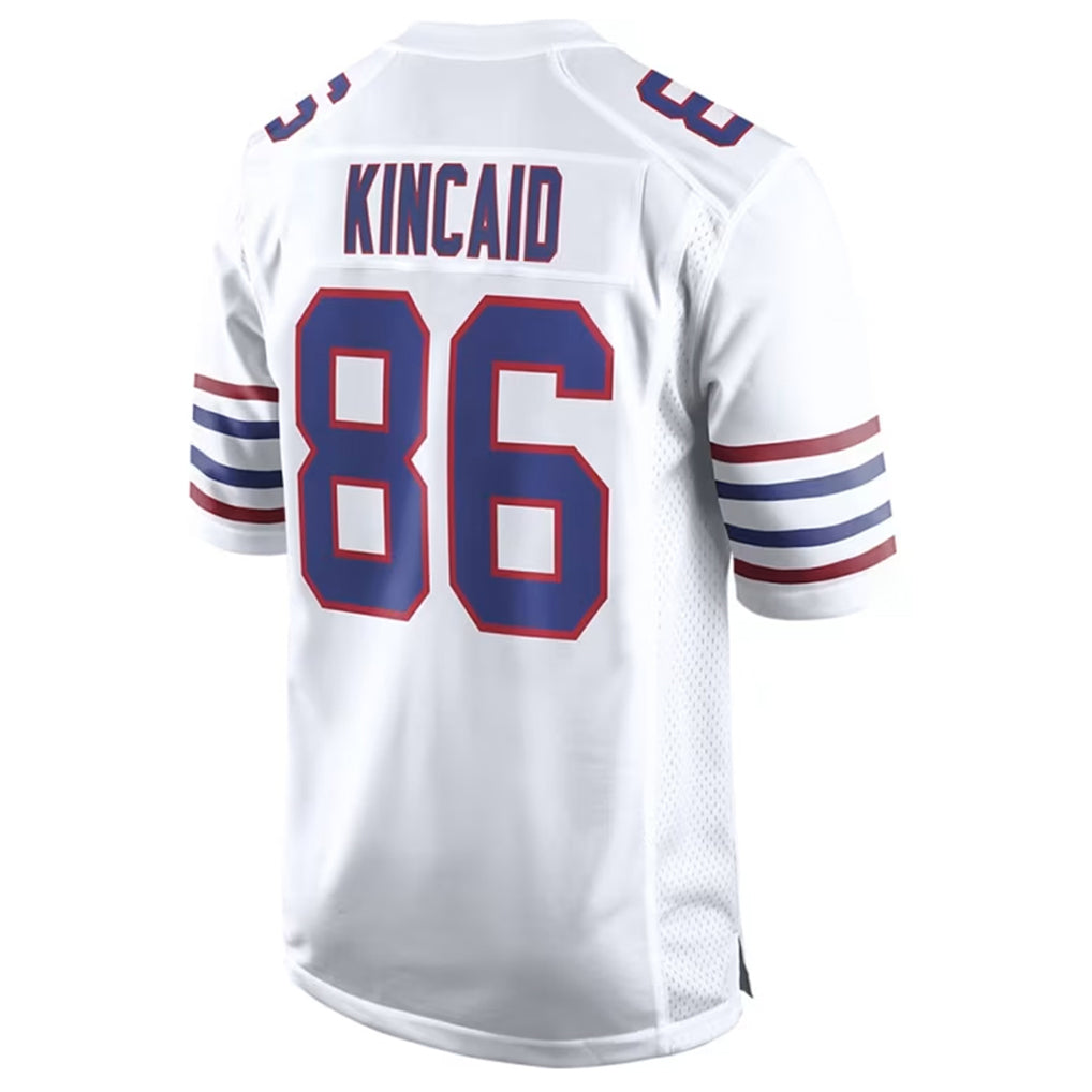 B.Bills #86 Dalton Kincaid Player White Alternate Game Gdoa Stitched Jerseys