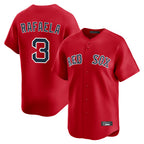 B.Red Sox #3 Ceddanne Rafaela Player Red Limited Home Game Gdoa Stitched Jerseys