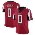 A.Falcons #0 Divine Deablo Player Red Color Vapor Untouchable Limited Home Game Gdoa Stitched Jerseys