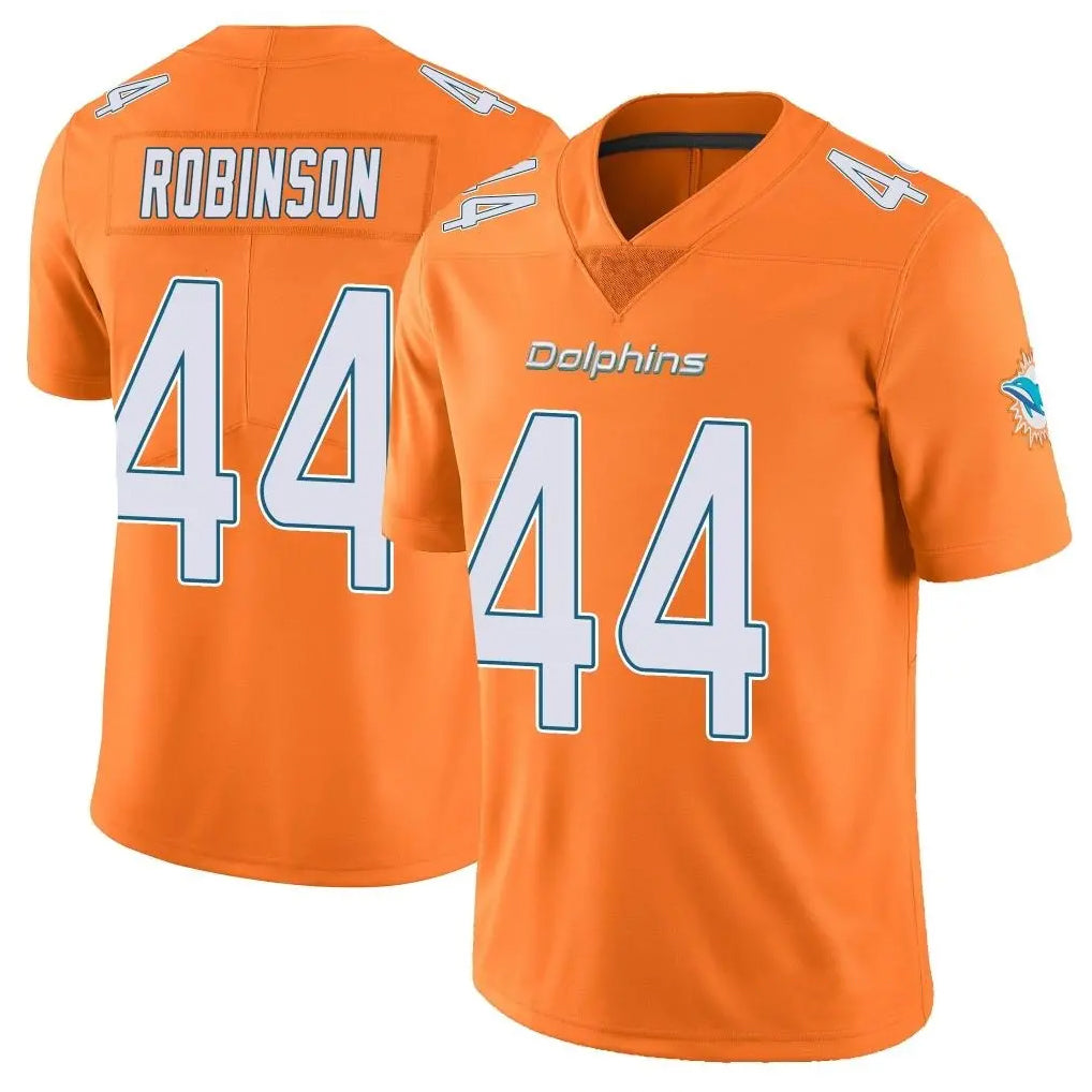 M.Dolphins #44 Chop Robinson Player Orange Limited Home Game Gdoa Stitched Jerseys