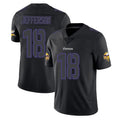 M.Vikings #18 Justin Jefferson Player Black Impact LImited Home Game Gdoa Stitched Jerseys