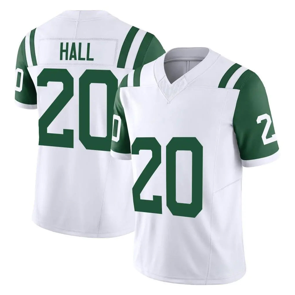 NY.Jets #20 Breece Hall Player White Limited Classic Vapor F.U.S.E. Home Game Gdoa Stitched Jerseys