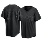 C.Cubs #31 Greg Maddux Player Black T-shirt Home Game Gdoa Stitched Jerseys