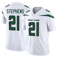 NY.Jets #21 Brandon Stephens Player White Limited Vapor F.U.S.E. Home Game Gdoa Stitched Jerseys