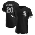 C.White Sox #20 Miguel Vargas Player Black Limited Elite Home Gdoa Stitched Jerseys