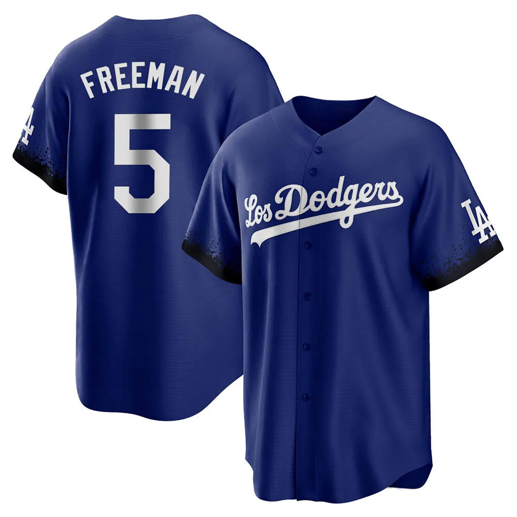 LA.Dodgers #5 Freddie Freeman Player Royal City Connect Home Game Fdoa Stitched Jerseys
