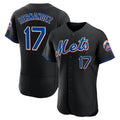 NY.Mets #17 Keith Hernandez Player Black Replica Home Limited Elite Fdoa Stitched Jerseys