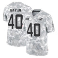 M.Dolphins #40 Willie Gay Jr. Player Arctic Camo Salute To Service Limited Game Gdoa Stitched Jerseys