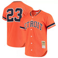D.Tigers #23 Kirk Gibson Player Orange DMitchell & Ness Cooperstown Collection Batting Limited Gdoa Stitched Jerseys