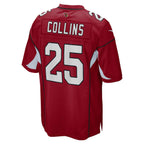 A.Cardinals #25 Zaven Collins Player Cardinal Game Gdoa Stitched Jerseys