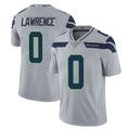 S.Seahawks #0 DeMarcus Lawrence Player Gray Limited Vapor Untouchable Home Game Gdoa Stitched Jerseys