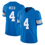 D.Lions #4 D.J. Reed Player Blue Limited Vapor F.U.S.E. Alternate Home Game Gdoa Stitched Jerseys