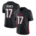 A.Falcons #17 Zachariah Branch Player Black Vapor Untouchable Limited Home Game Gdoa Stitched Jerseys