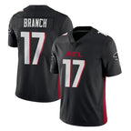 A.Falcons #17 Zachariah Branch Player Black Vapor Untouchable Limited Home Game Gdoa Stitched Jerseys