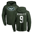 NY.Jets #9 Will McDonald IV Player Green LOGO Pullover Hoodies Limited Game Gdoa Stitched Jerseys