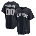 Custom NY.Yankees Navy Home Game Any Name & Number Gdoa Stitched Jerseys