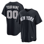Custom NY.Yankees Navy Home Game Any Name & Number Gdoa Stitched Jerseys