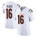 C.Bengals #16 Joe Flacco Player White Vapor Untouchable Limited Home Game Gdoa Stitched Jerseys