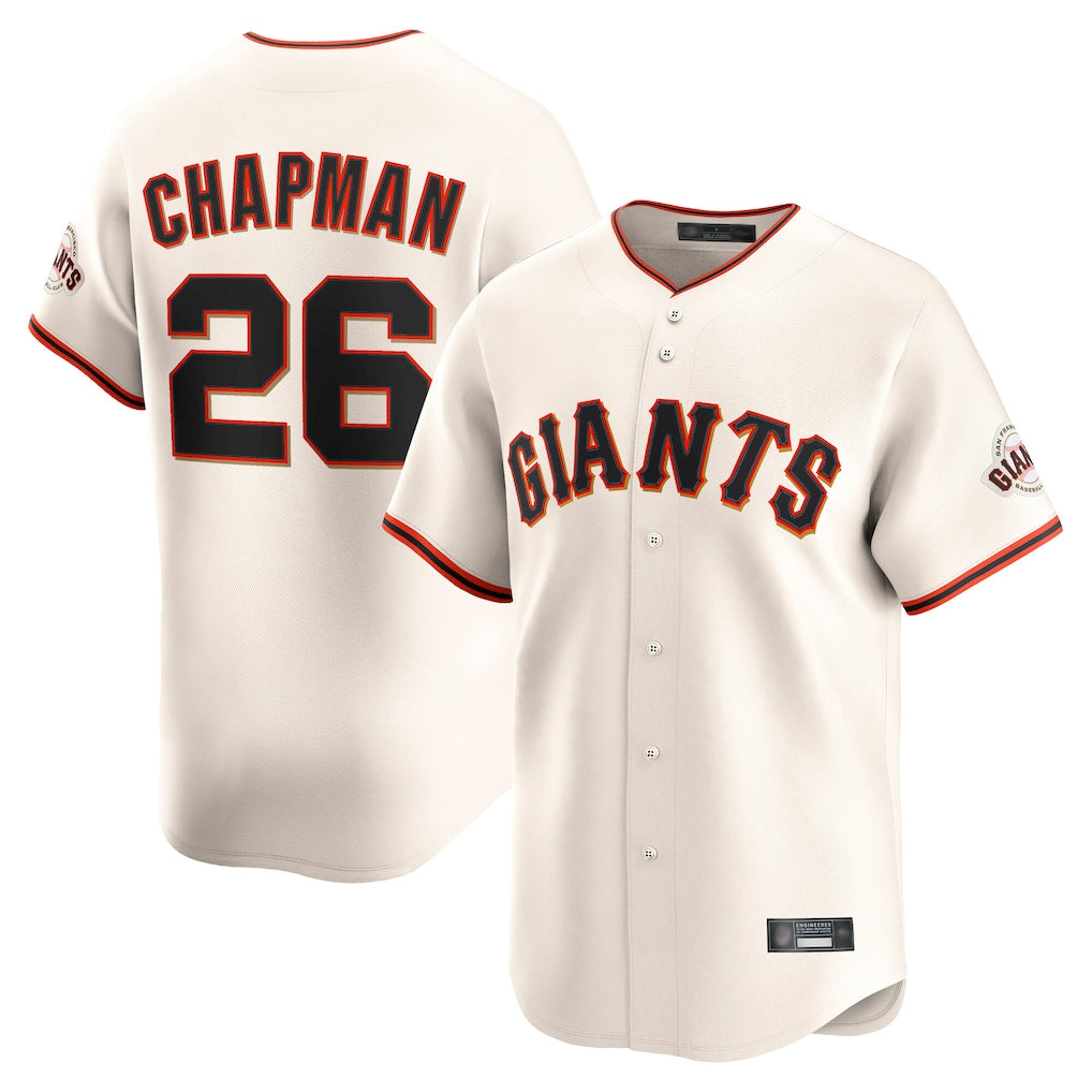 SF.Giants #26 Matt Chapman Player Cream Home Limited Fdoa Stitched Jerseys