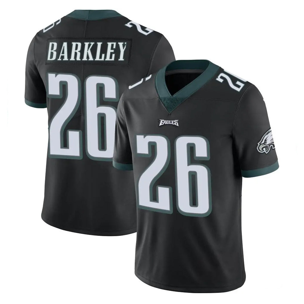 P.Eagles #26 Saquon Barkley Player Black Limited Vapor Untouchable Home Game Gdoa Stitched Jerseys