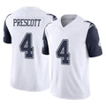 D.Cowboys #4 Dak Prescott Player White-Navy Limited Vapor F.U.S.E. Home Game Gdoa Stitched Jerseys