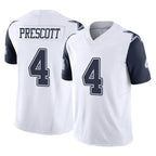 D.Cowboys #4 Dak Prescott Player White-Navy Limited Vapor F.U.S.E. Home Game Gdoa Stitched Jerseys