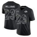 LA.Rams #23 Kyren Williams Player Black Limited 2026 Salute to Service Home Game Gdoa Stitched Jerseys