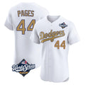 LA.Dodgers #44 Andy Pages Player Gold World Series Limited Elite Home Fdoa Stitched Jerseys