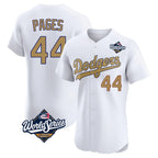 LA.Dodgers #44 Andy Pages Player Gold World Series Limited Elite Home Fdoa Stitched Jerseys