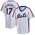 NY.Mets #17 Keith Hernandez Player White Cooperstown Collection T-shirt Home Fdoa Stitched Jerseys